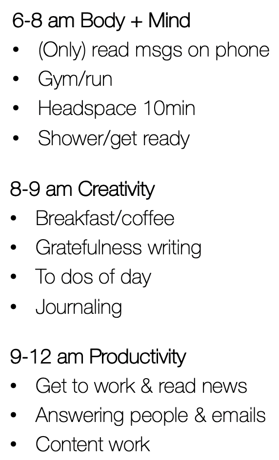 Routine